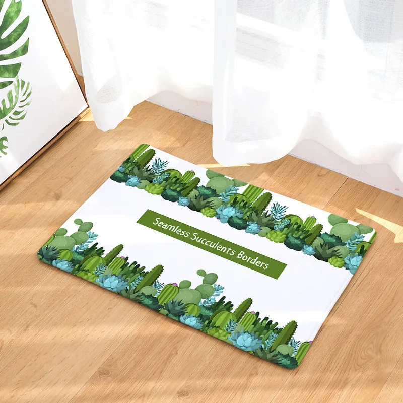 CAMMITEVER зеленый ковер с листьями для гостиной компьютерное кресло коврик детской