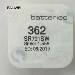 2 шт./лот оксид серебра часы батарея 362 SR721SW 721 1 55 V Хорошее качество|button battery|button watch