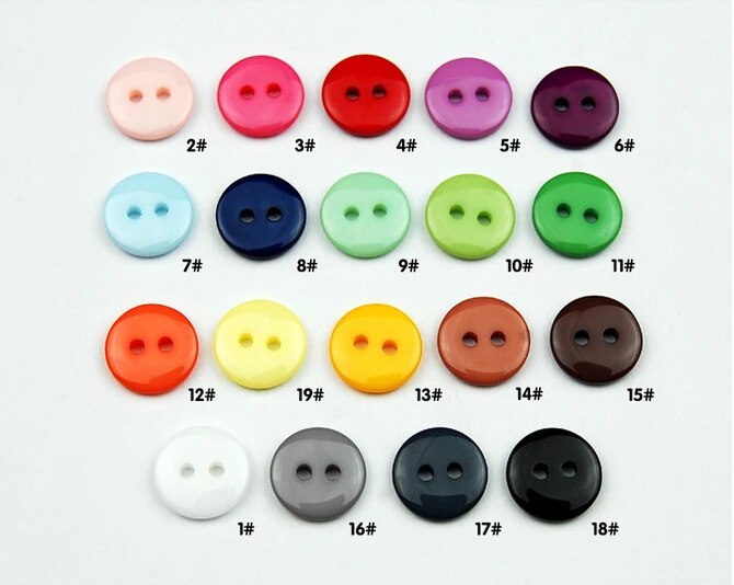 Бесплатная доставка 200 шт. разноцветные пластиковые пуговицы для скрапбукинга и
