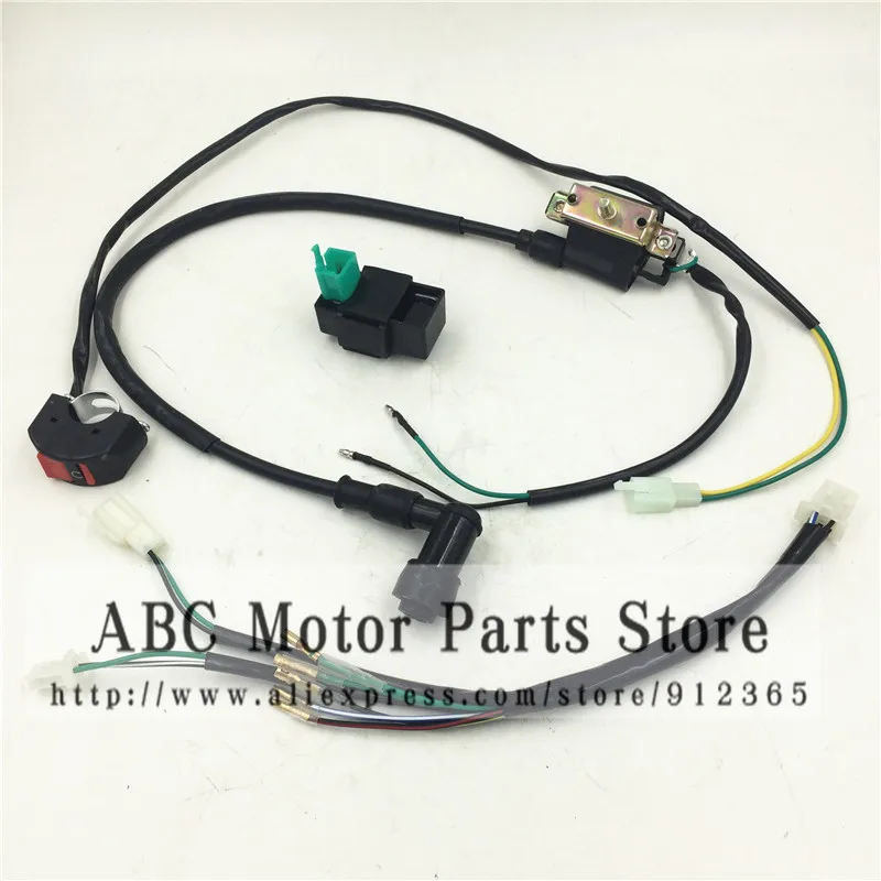 Новый Жгут проводов 5 PIN CDI велосипед ямы 90CC 110CC 125CC электрика|electric electric|electric pit