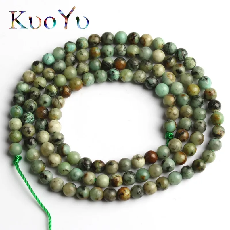African turquoise Натуральный Камень лабрадорит Агаты тигровый глаз кварцевые бусины Круглые свободные бусины для самостоятельного изготовления ювелирных изделий браслет 15 ''нить 2 мм 3 мм - Цвет: African turquoise