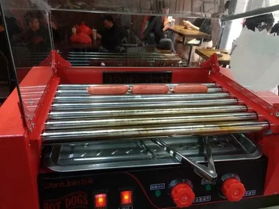 Электрическая машина для выпечки сосисок коммерческий аппарат приготовления