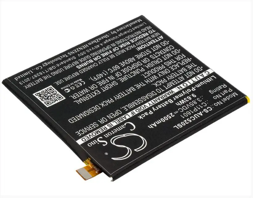 Аккумулятор Cameron Sino 2500 мАч для ASUS ZE520KL ZenFone 3 5 2 дюйма две SIM-карты глобальная версия