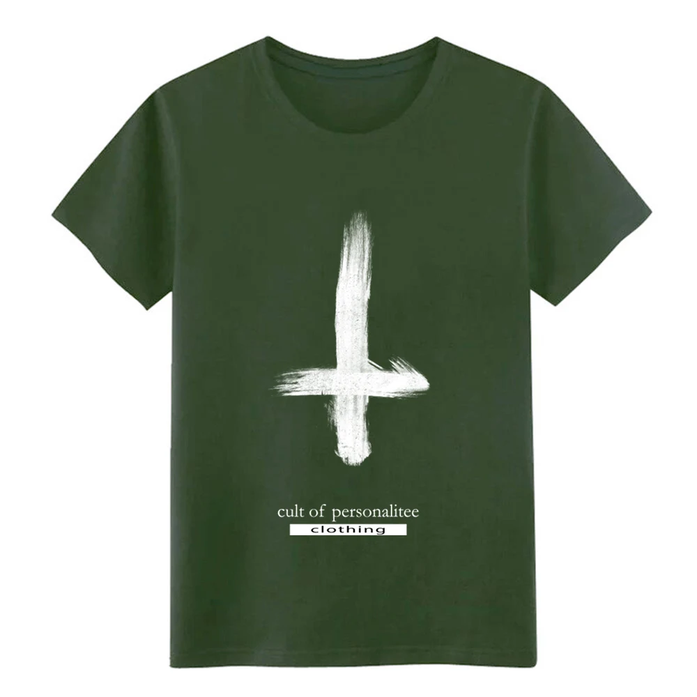 Мужская футболка cult cross из 100% хлопка с принтом S-XXXL формальная милая забавная