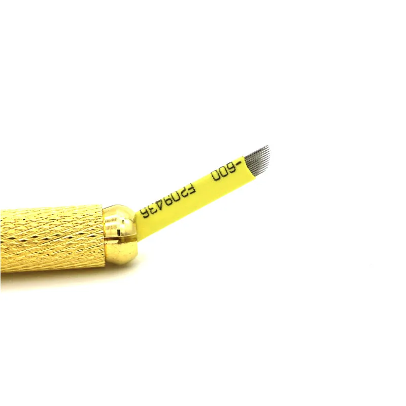 Подводка для глаз микроблейдинг иглы бровей 2 ряда 23 булавки Перманентный макияж