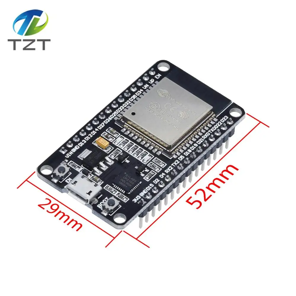 ESP-32S module ESP-32S ESP-WROOM-32 ESP32 ESP-32 Bluetooth и wifi двухъядерный процессор с низким энергопотреблением MCU ESP-32 - Цвет: ESP-32S module