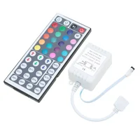 Светодиодный контроллер, 44 клавиши, ИК-пульт дистанционного управления, диммер 12 В, 6 А, для RGB 3528, 5050