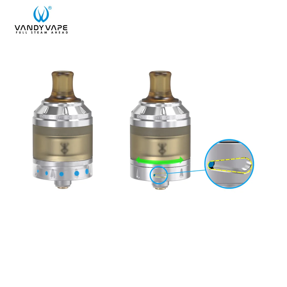 Vandyvape Berserker MTL RTA распылитель 2 мл до 4 5 емкость с верхним наполнением совместимый