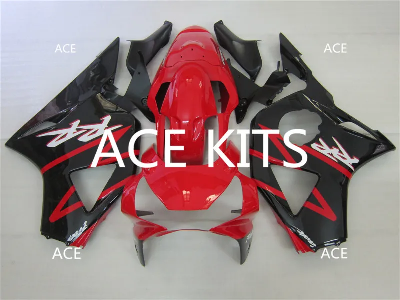 

ACE KITS New ABS Injection Fairings Kit Fit For HONDA CBR954RR 2002 2003 CBR954RR 02 03 Red Black JJ1