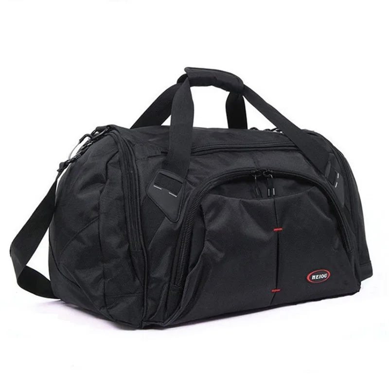 

45L Travel Duffle bags Men's Larger Capacity Luggage bag Gym Shoulder Bag 1680D Nylon Waterproof fabric