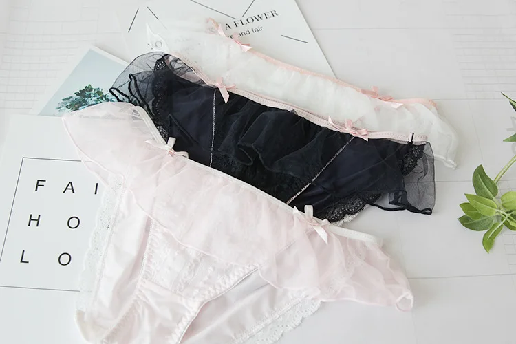 Женское Сетчатое нижнее белье пикантная юбка с кружевом шелковые бесшовные