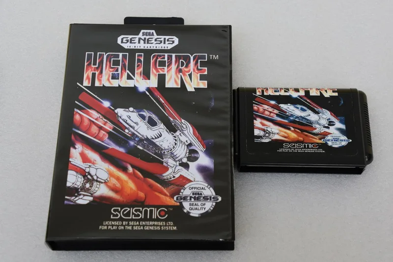 Картридж для видеоигр HELLFIRE Sega Megadrive Genesis|Запасные части| |