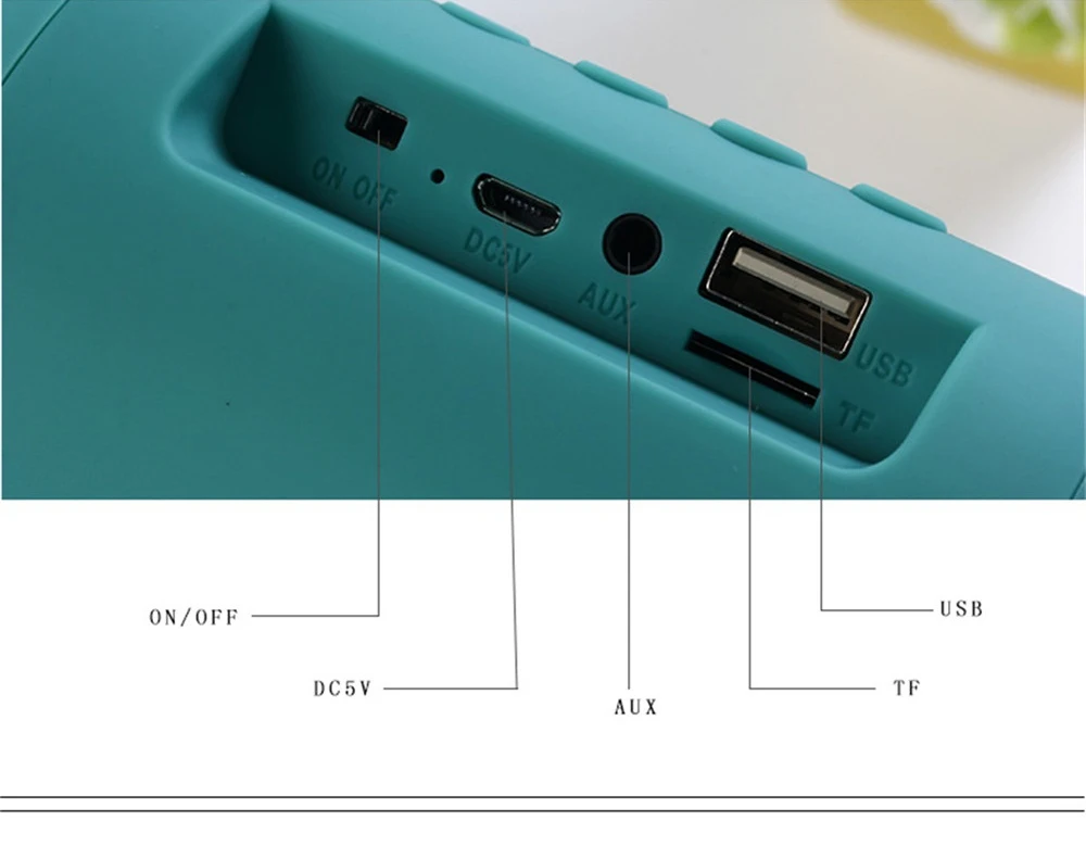 Портативная колонка Bluetooth динамик беспроводной сабвуфер бумбокс стерео музыкальный центр HiFi mp3 звуковая коробка для компьютера ноутбука