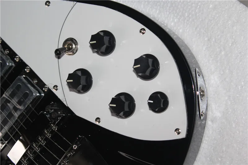 Китайский завод гитары custom shop custpm черный 3 пикапа 325 330 РИК 6 струн электрогитара