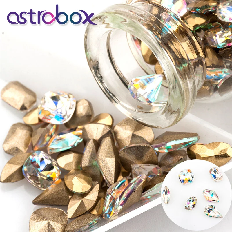 3D декоративный камень для ногтей горный хрусталь украшения 50 шт. | Дом и сад
