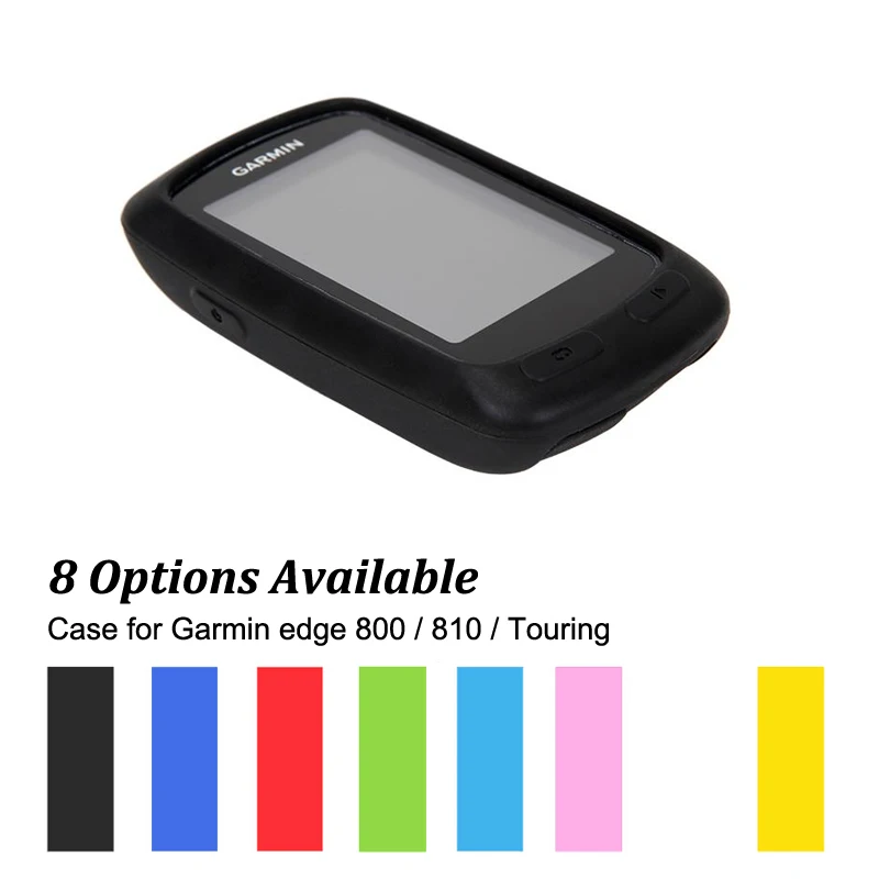 Резиновый защитный чехол для велокомпьютера GPS Garmin Edge 800 / 810 Touring разных цветов |