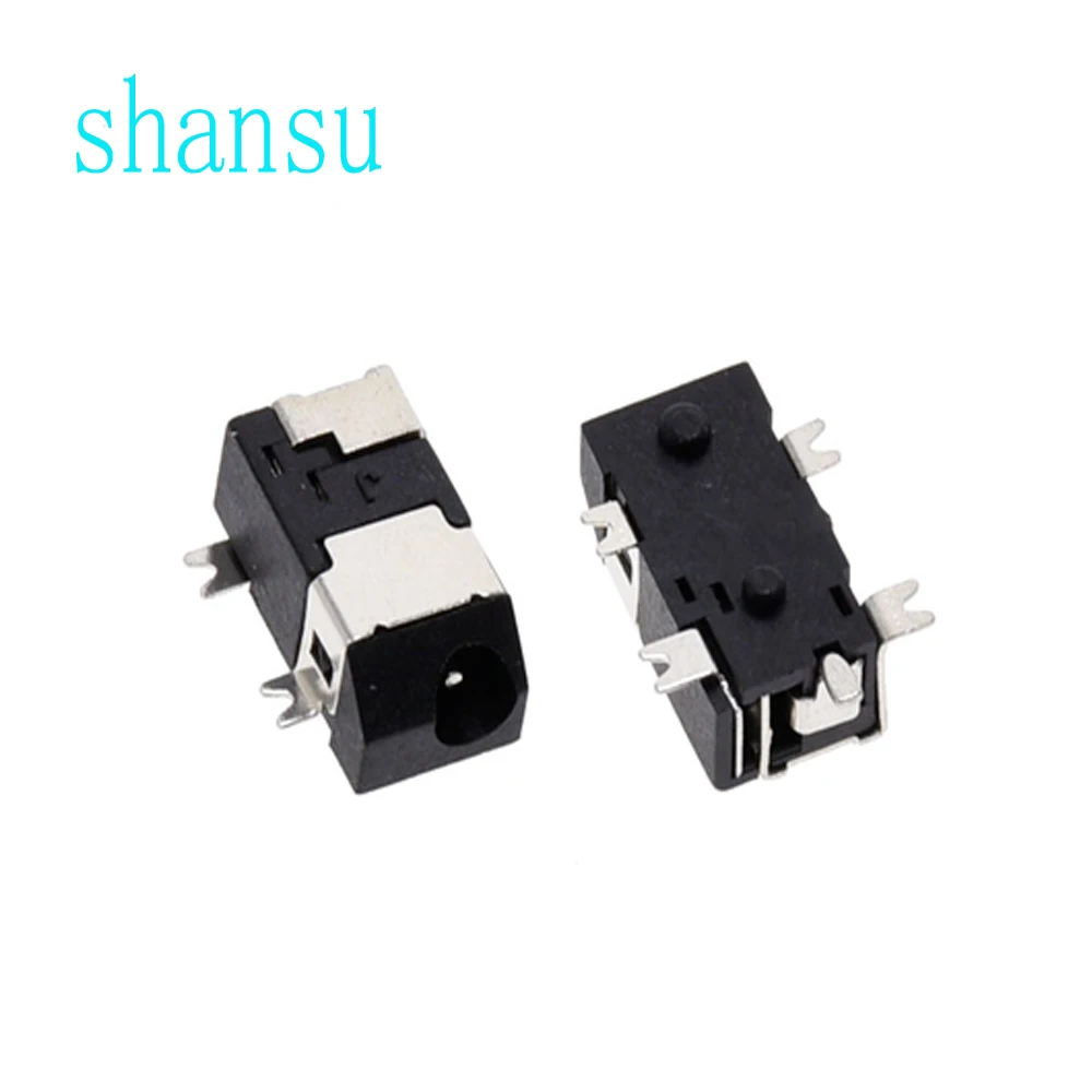 10 шт. разъемы питания постоянного тока 2 5 мм * 0 7