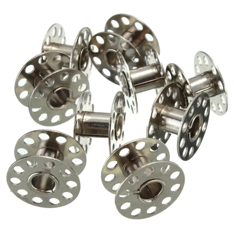 Стандартные пустые катушки для швейной машинки в пластиковой коробке 25 шт.