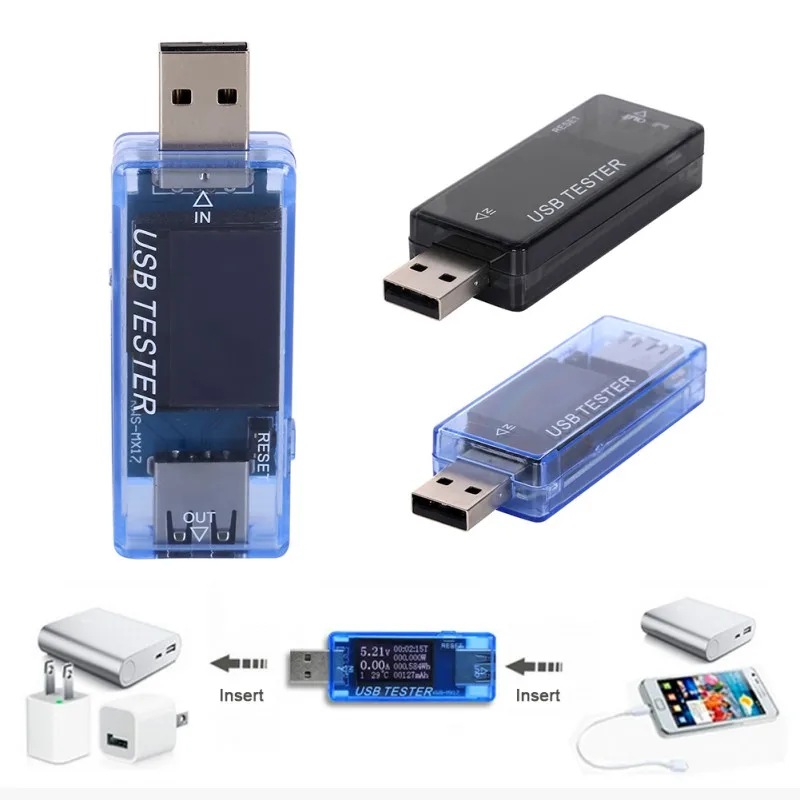 Цифровой диспплей 4 V-30 V USB тестер ток Напряжение Зарядное устройство Ёмкость Quick Charge Мощность вольтметр