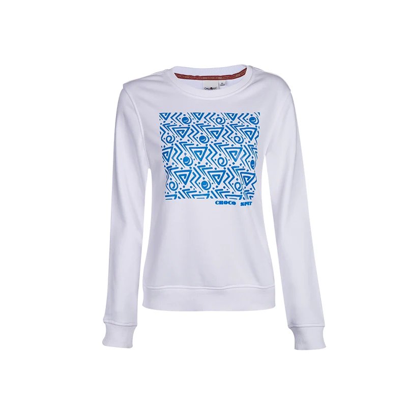 White Crocosport оригинальная Женская одежда с круглым воротником, женская спортивная тренировочная футболка, Femme, Быстросохнущий хлопковый топ, одежда для женщин - Цвет: White