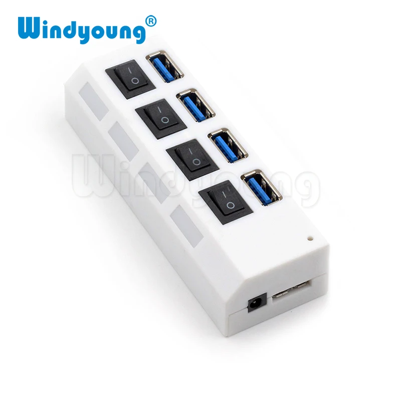 Мини USB 3 0 концентратор 4 Порты 5 Гбит/с высокая Скорость док станция Портативный usb