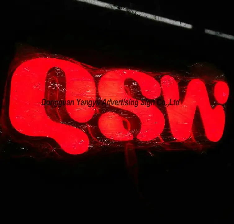 

Advertising Outdoor LED 3D letters vintage sign office wall sign