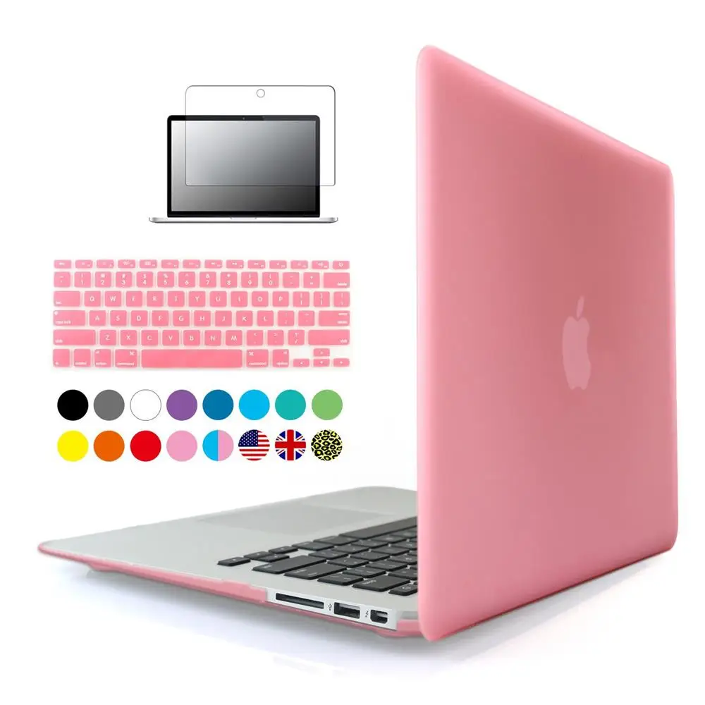 Матовый чехол 3 в 1 для Apple macbook Air Pro Retina 11 12 13 15 дюймов защита book 6 4 Touch bar A1706 A1707 |