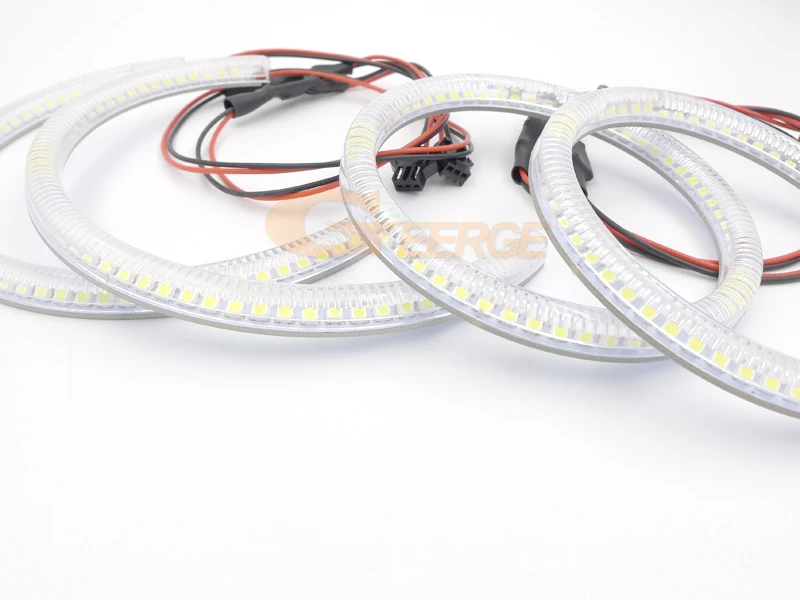 Для Mitsubishi Outlander 2007 2008 2009 галогенные фары отличное Ультра яркое освещение smd комплект светодиодов «глаза ангела» DRL