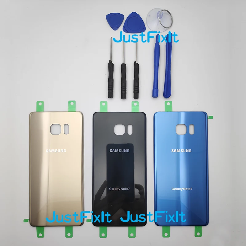 Оригинальный чехол для Samsung Galaxy Note7 note FE 7 N930 N930F N935 задняя крышка из стекла батареи