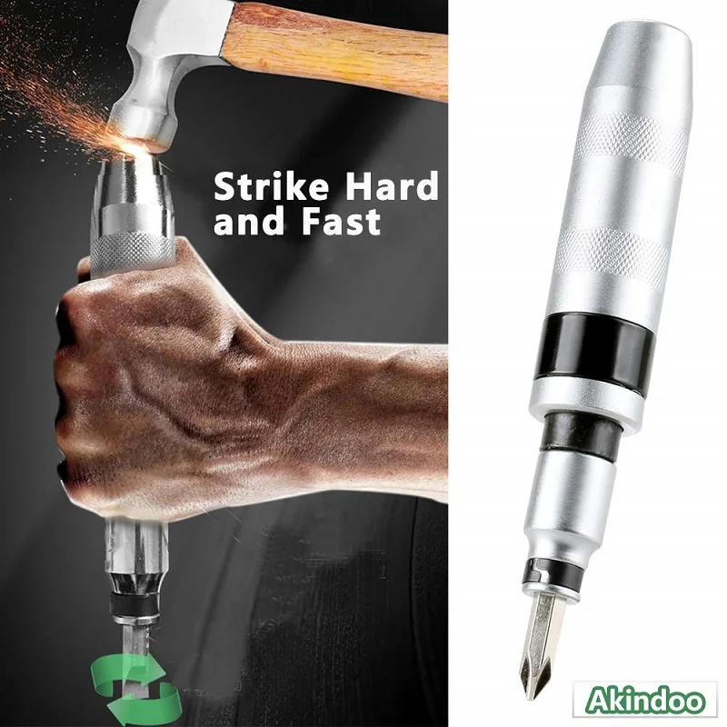HS Tools 7PCS Impact Screwdriver Set CRV Handle Heavy Duty Hand Drive Chisel Bits Automotive Repair Tool | Инструменты