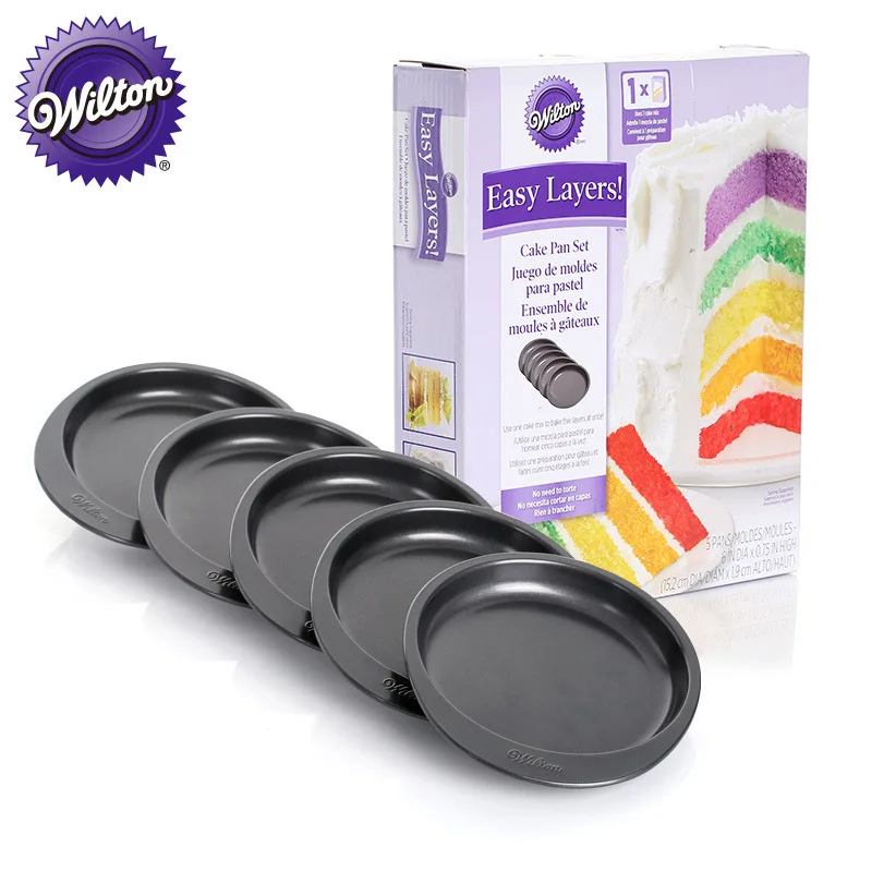 Wilton rainbow форма для торта круглая выпечки набор 6 дюймов 5/8 4 шт сковорода