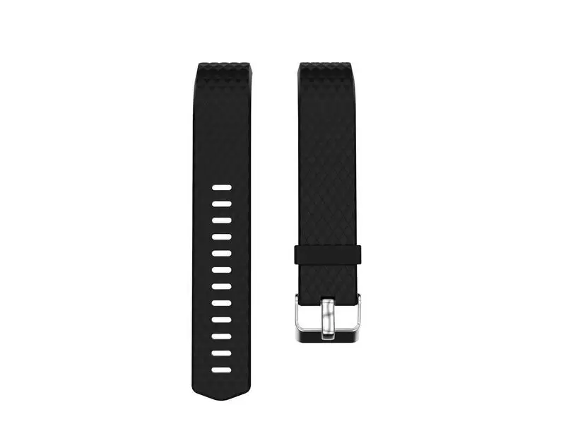 Черный 3D ремешок для браслета Fitbit Charge 2 Смарт аксессуары для Fitbit Charge 2 ремешок для смарт-браслета замена оригинального ремешка - Цвет: Черный