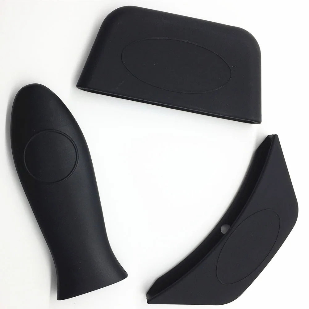 3PCS/Set Hot Handle Holder Silicone Kitchen Cast Iron Skillet Non Slip Frying Pan Home Tool Cover Heat Insulation Protecting | Дом и сад