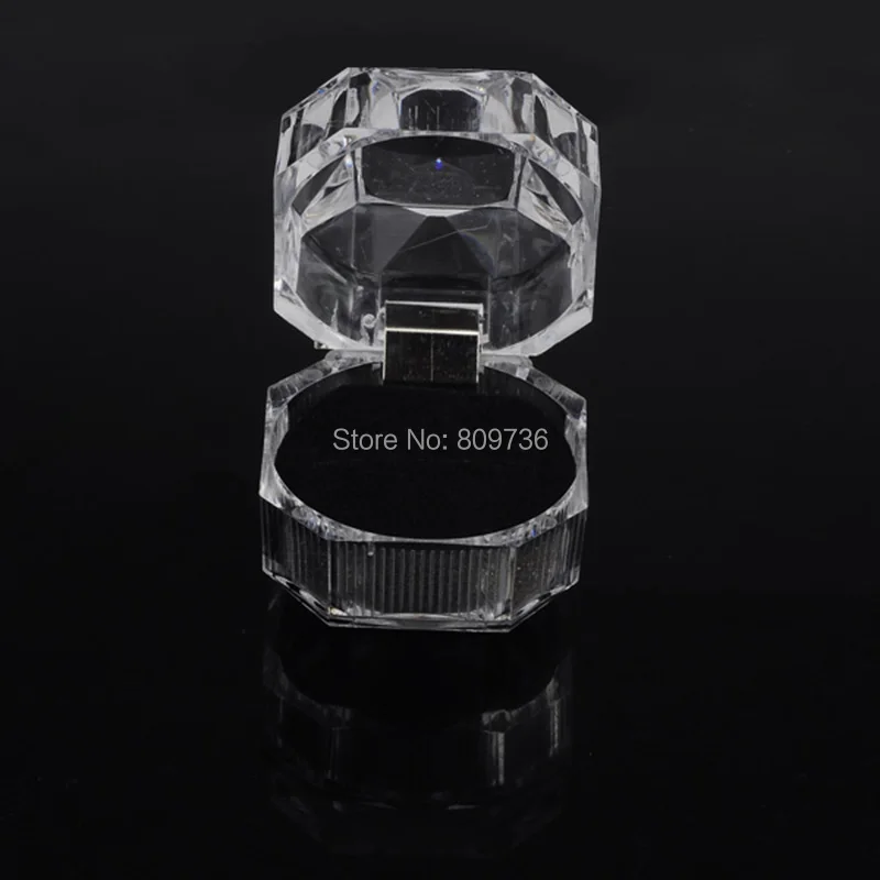 5 шт. модные босоножки из прозрачного пластика с украшением в виде кристаллов