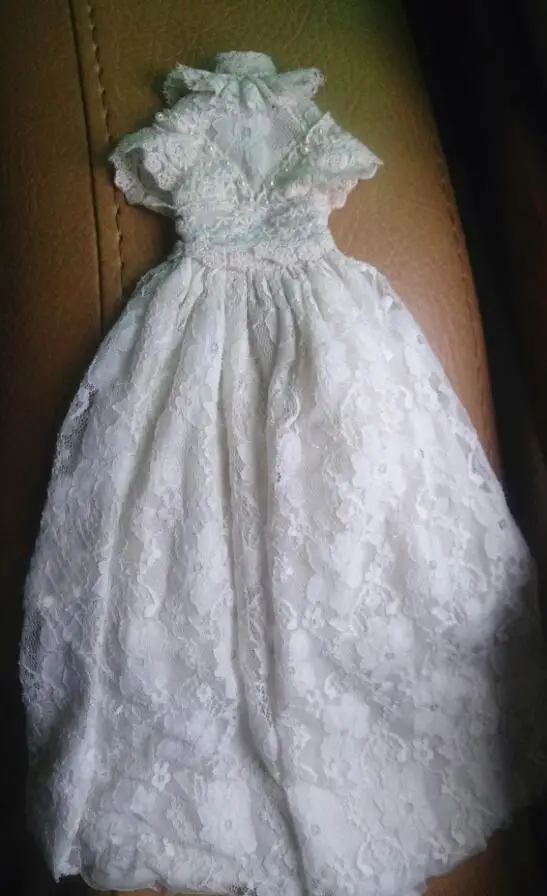 T02-X519 Blyth st кукольная одежда 1/3 1/4 аксессуары для кукол bjd винтажное кружевное вечернее платье для женщин и девочек 1 шт - Цвет: creamy-white