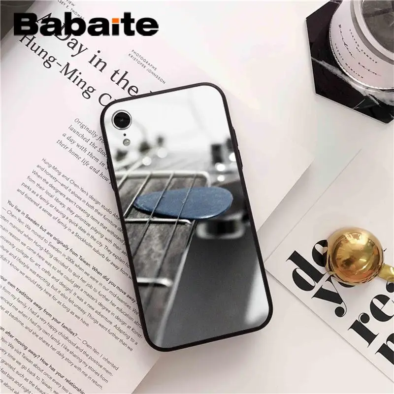 Babaite гитара amp шаблон ТПУ мягкий телефон аксессуары чехол для iPhone 8 7 6 6S Plus X XS MAX 5 5S SE XR Fundas Capa