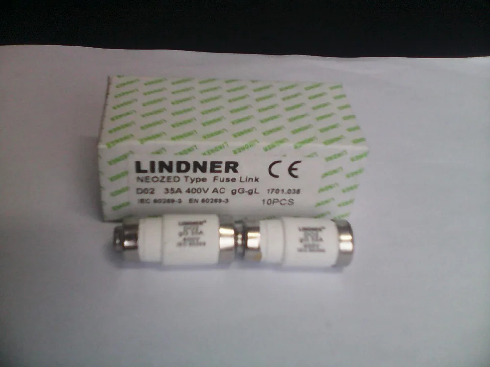 Предохранители: LINDNER NEOZED Type Fuse Link D02 20A 400V 1701 020/D02 25A 025/D02 35A 035 E18 gG/gL|Перемычки| |