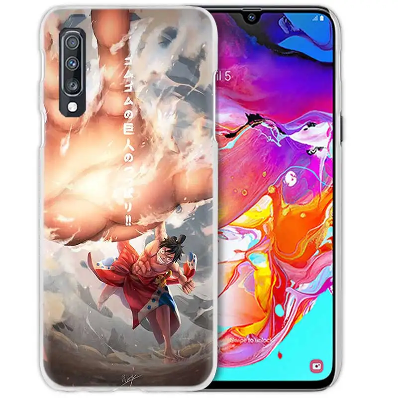 06 Цельный чехол Comie для samsung Galaxy A50 A70 A20e A40 A30 A20 A10 A8 A6 Plus A9 A7 жесткий прозрачный чехол для телефона из поликарбоната - Цвет: 06