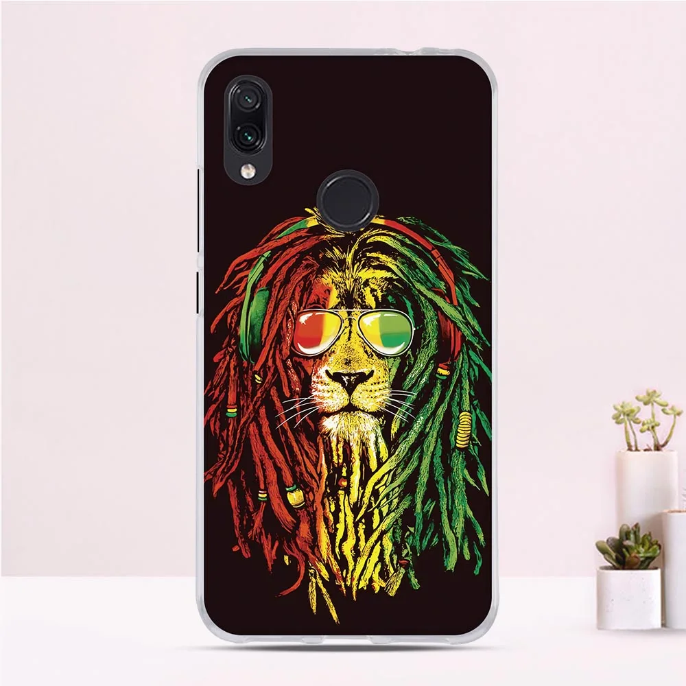 Чехол для Xiaomi Redmi Note 7 6 3 дюйма задние крышки чехол Pro силиконовый мягкий бампер