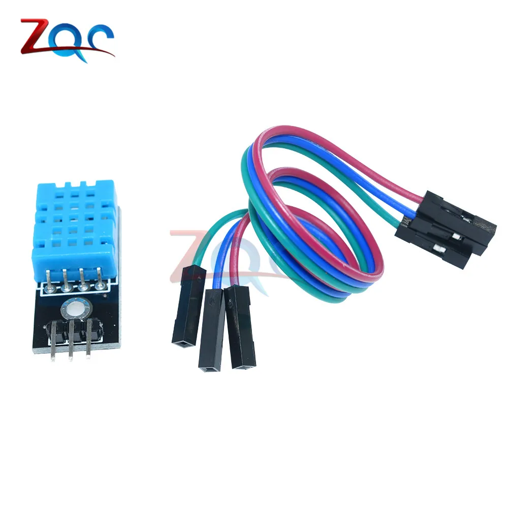 

New Temperature and Relative Humidity Sensor DHT11 Module with Cable for arduino Diy Kit