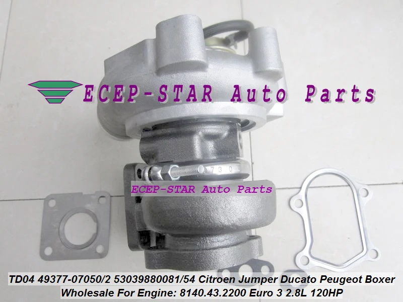 Турбокомпрессор Turbo TD04 53039700081 53039700054 49377 07050 07052 для Citroen Jumper Fiat Ducato Peugeot Boxer л|turbo