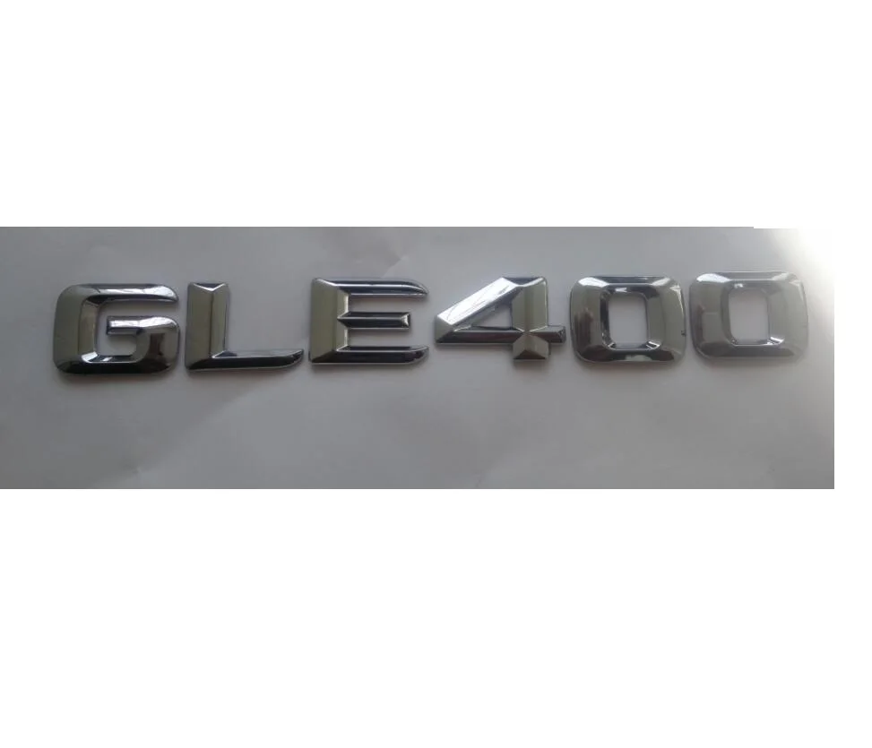 Хром 3D ABS пластиковая наклейка для багажника автомобиля задние буквы значок