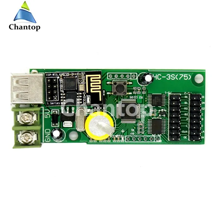 HC-3SW wifi полноцветный асинхронный Светодиодный дисплей с поддержкой приложения android 2* hub75e для P2.5, p3, p4, p5, p6, p8, p10