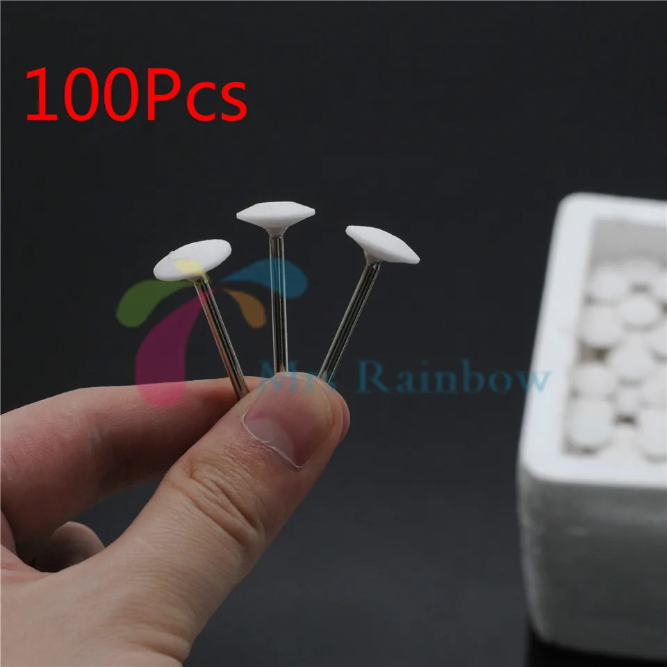 100 шт. Стоматологические алмазные Буры гравий для клиники толстая монтируемая