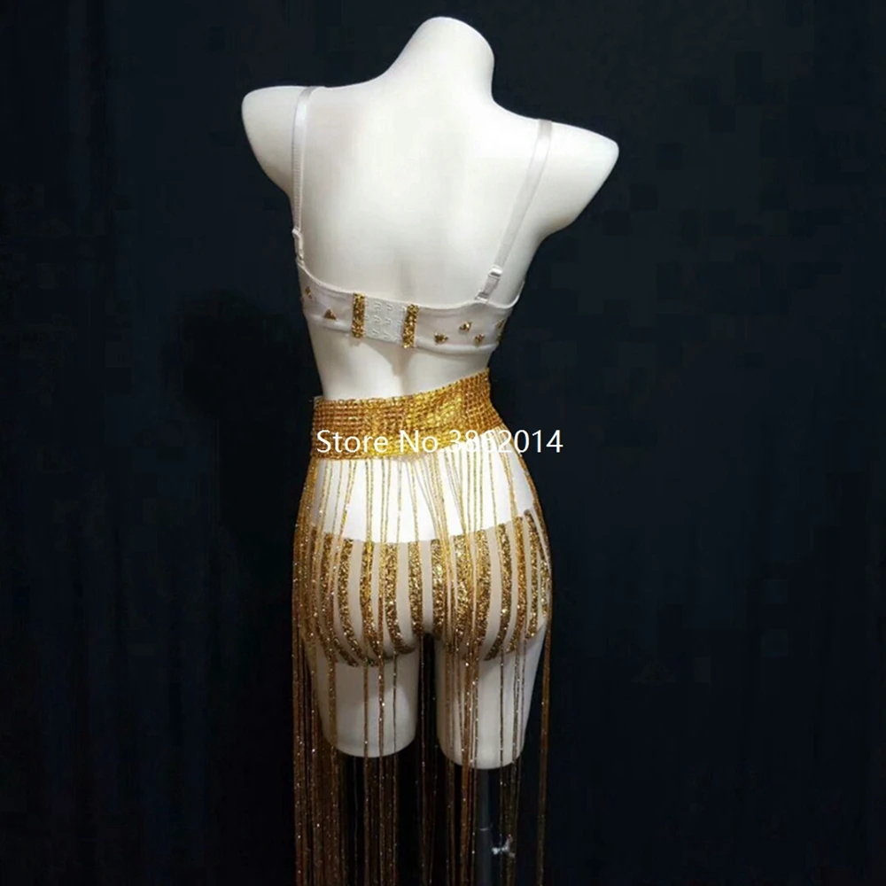 Комплект из бюстгальтера и шортов с бриллиантами 7 цветов| |