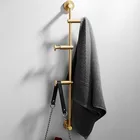 60см латунная вешалка для одежды Североевропейский настенный крючок для спальни держатель одежды для хранения Бесплатная доставка