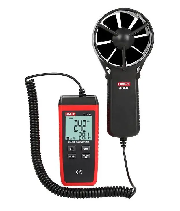 UT363S UNI-T измеритель скорости ветра UT363 UT363BT UT363S карманные анемометры скорость температура цифровые термометры диагностические инструменты - Цвет: UT363S