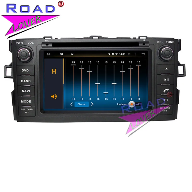 Roadlover Android 9 0 автомобильный DVD-плеер радио для Toyota Auris Corolla Hatchback 2012-Стерео GPS