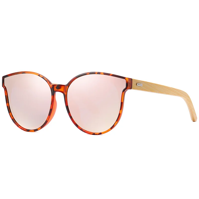 Bamboo Legs Солнцезащитные очки женские кошачий глаз дизайн от KDEAM Топ Роскошный бренд
