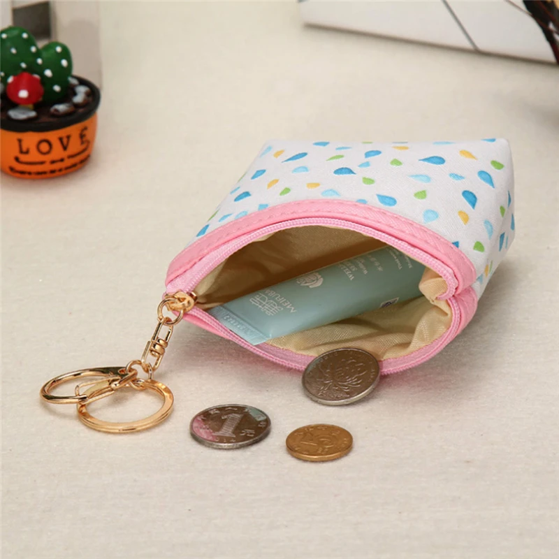 2020 простой Дамский кошелек для монет с рисунком милый держатель кредитных карт